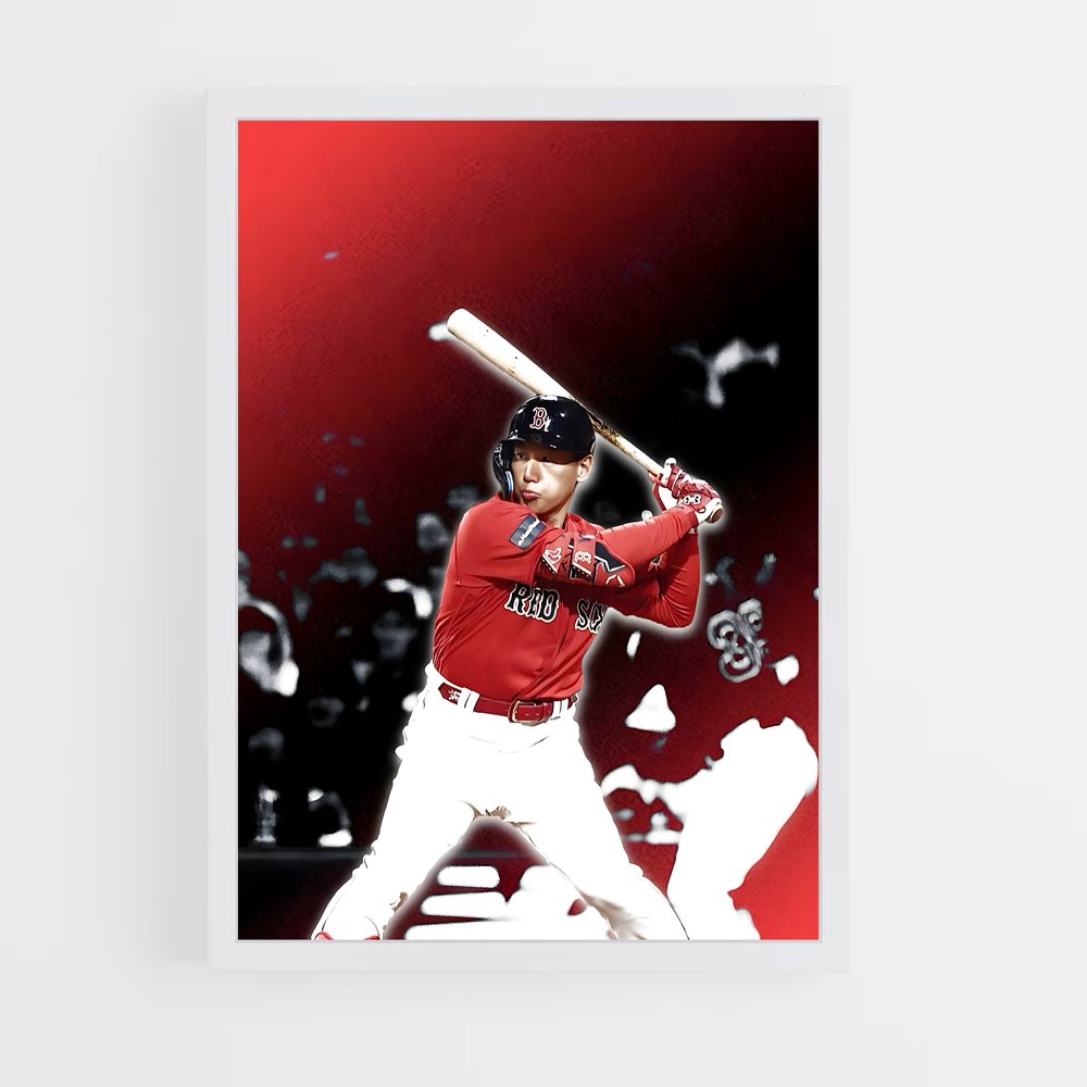 Poster Masataka yoshida – affiche Baseball (vue 3)